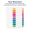 Avery Ready Index 10 Tab Binder Dividers, Customizable Table of Contents, Multicolor Tabs, 24 Sets (11169)